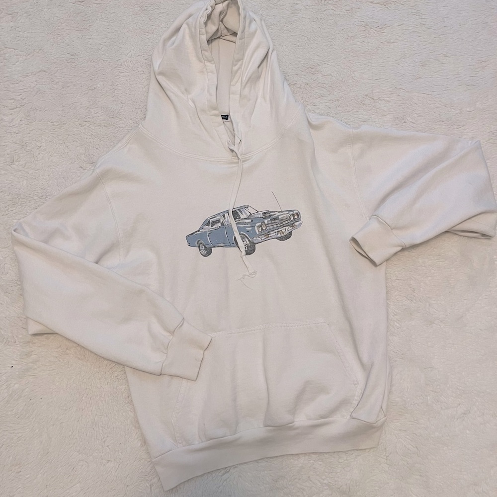 Brandy Melville Motor Show Vintage Car Graphic Hoodie